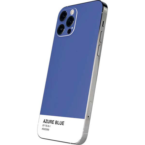 Azure Blue iPhone 12 Pro Max Skin
