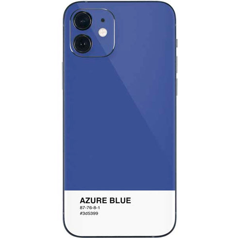 Azure Blue iPhone 12 Skin