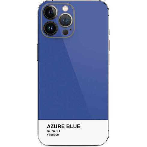 Azure Blue iPhone 13 Pro Max Skin