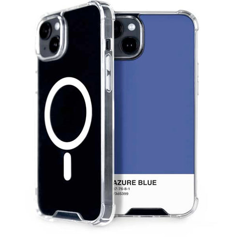 Azure Blue iPhone 15 Plus MagSafe Case