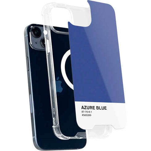 Azure Blue iPhone 15 Plus MagSafe Case