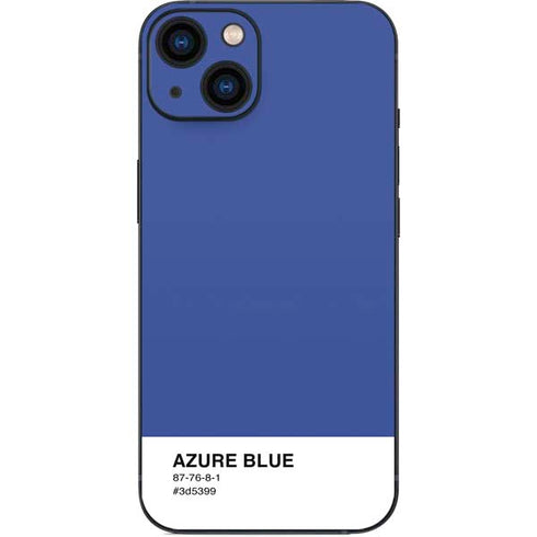 Azure Blue iPhone 15 Plus Skin