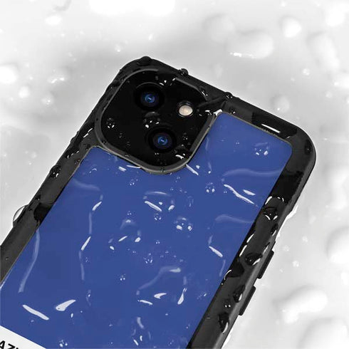 Azure Blue iPhone 15 Waterproof Case