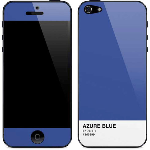 Azure Blue iPhone 5/5s/5SE Skin