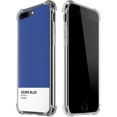 Azure Blue iPhone 7/8 Plus Clear Case