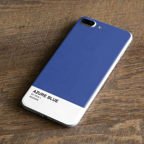 Azure Blue iPhone 7 Plus Skin