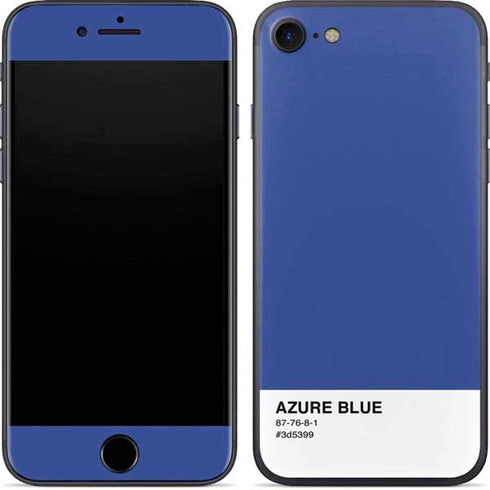 Azure Blue iPhone 7 Skin
