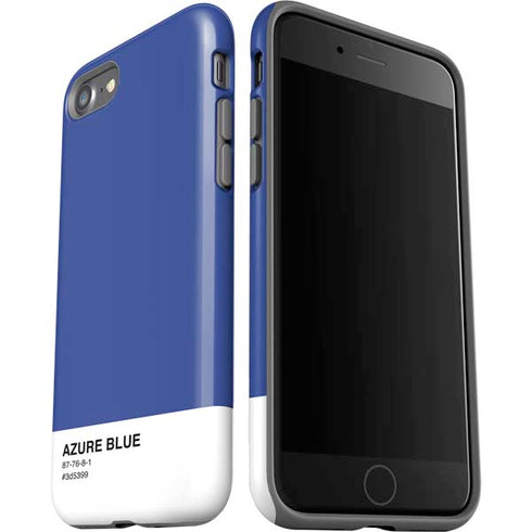 Azure Blue iPhone SE (2nd & 3rd Gen) Pro Case