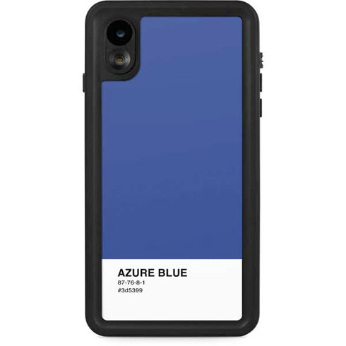 Azure Blue iPhone XR Waterproof Case