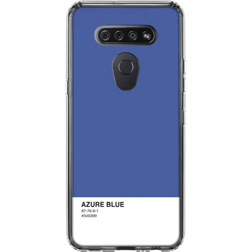 Azure Blue LG K51/Q51 Clear Case