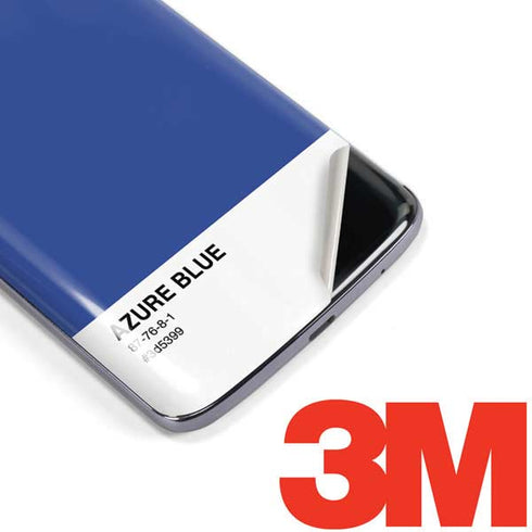 Azure Blue Moto E5 Plus Skin