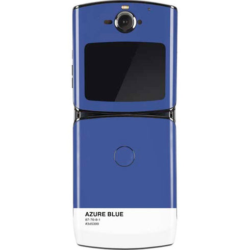 Azure Blue Motorola RAZR Skin