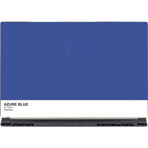 Azure Blue MSI GS65 Stealth Laptop Skin