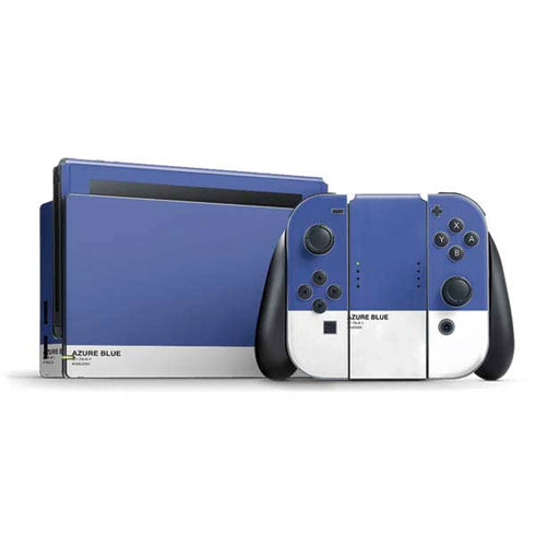 Azure Blue Nintendo Switch Bundle Skin