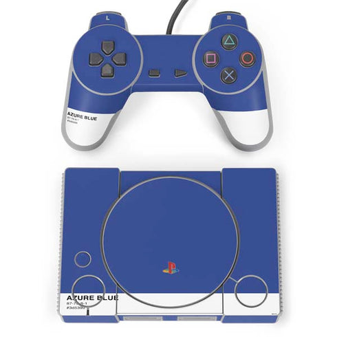 Azure Blue PlayStation Classic Bundle Skin