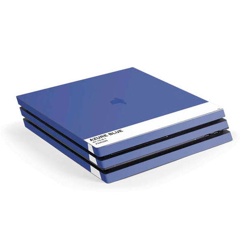 Azure Blue PS4 Pro Console Skin