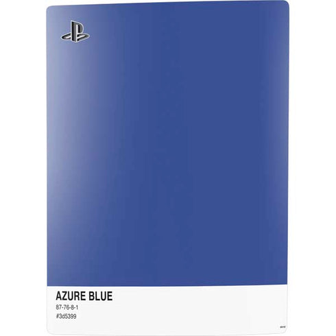 Azure Blue PS5 Digital Edition Console Skin