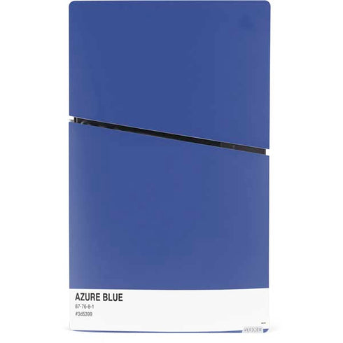 Azure Blue PS5 Slim Digital Edition Bundle Skin