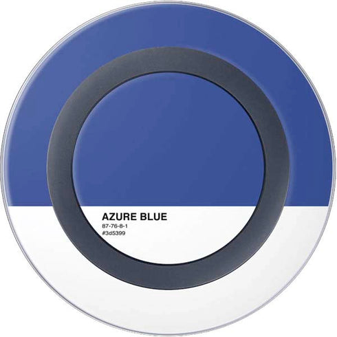 Azure Blue Wireless Charger Skin