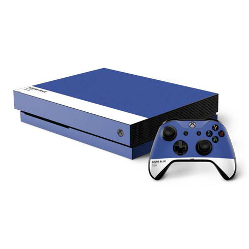 Azure Blue Xbox One X Bundle Skin