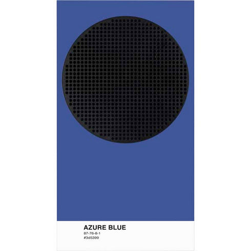 Azure Blue Xbox Series S Bundle Skin