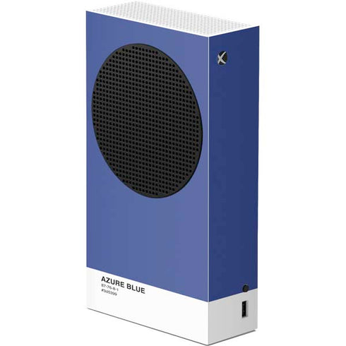 Azure Blue Xbox Series S Console Skin