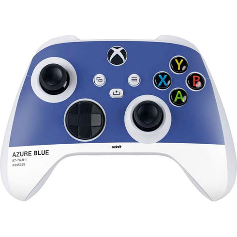 Azure Blue Xbox Series S Controller Skin