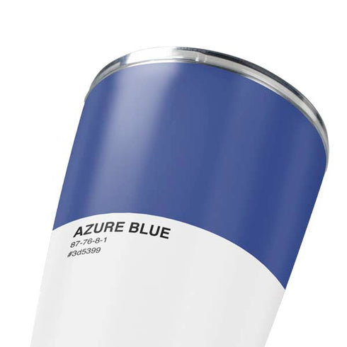 Azure Blue Yeti 20oz Tumbler Skin