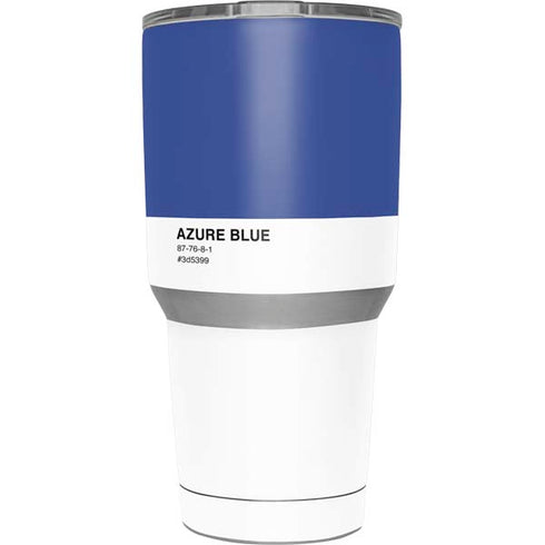 Azure Blue Yeti 30oz Rambler Tumbler Skin