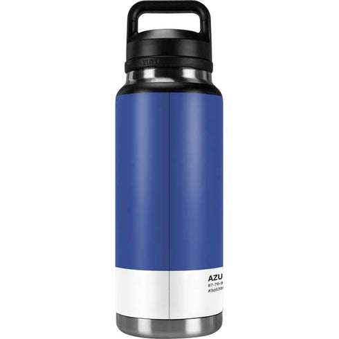 Azure Blue YETI Rambler 36oz Bottle Skin