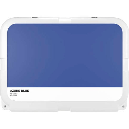 Azure Blue YETI Tundra 35 Hard Cooler Skin