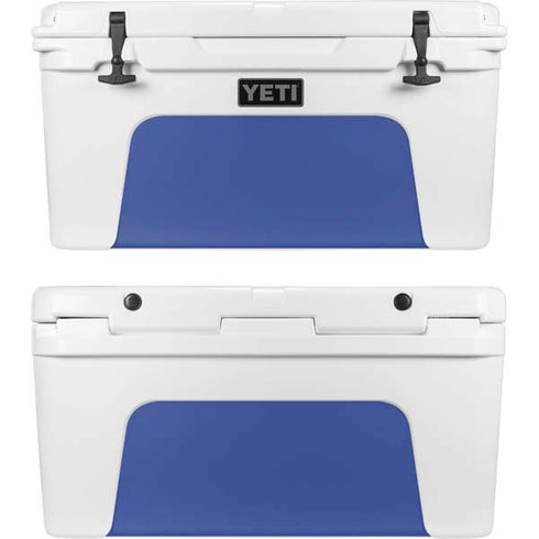 Azure Blue YETI Tundra 75 Hard Cooler Skin
