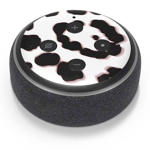 B&W Leopard Amazon Echo Dot Skin
