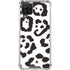 B&W Leopard Galaxy A12 Clear Case