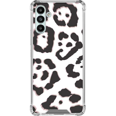 B&W Leopard Galaxy A13 5G Clear Case
