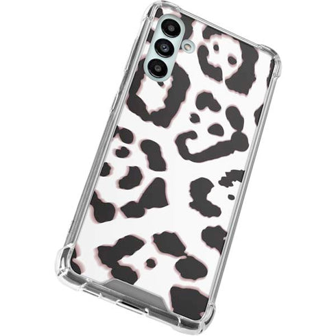 B&W Leopard Galaxy A13 5G Clear Case