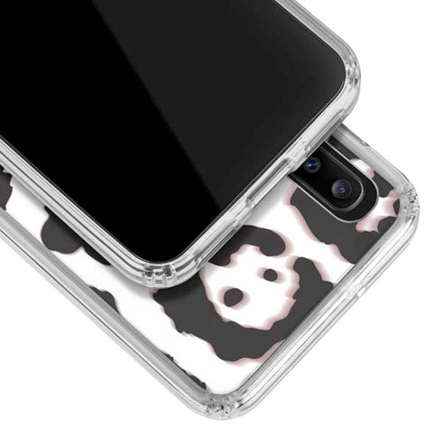 B&W Leopard Galaxy A30 Clear Case