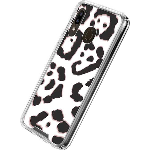B&W Leopard Galaxy A30 Clear Case