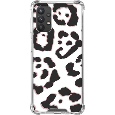 B&W Leopard Galaxy A32 5G Clear Case