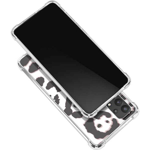 B&W Leopard Galaxy A32 5G Clear Case