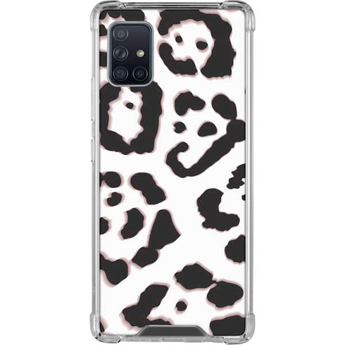 B&W Leopard Galaxy A51 5G Clear Case