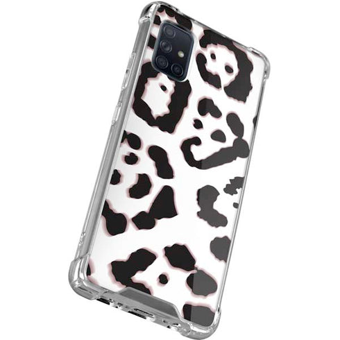 B&W Leopard Galaxy A51 5G Clear Case