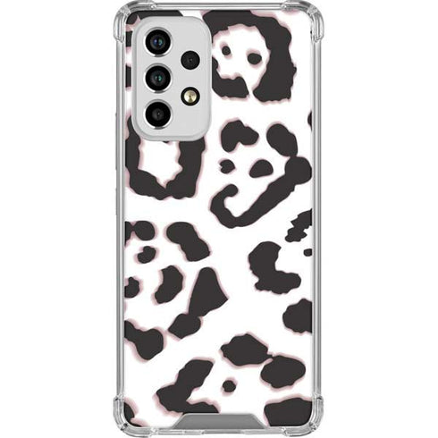 B&W Leopard Galaxy A53 5G Clear Case