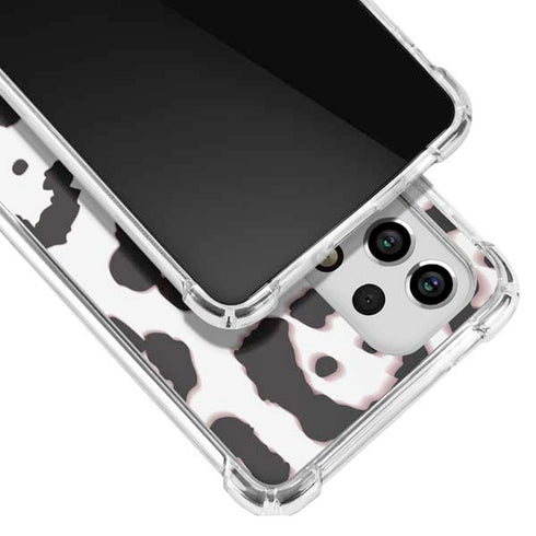 B&W Leopard Galaxy A53 5G Clear Case
