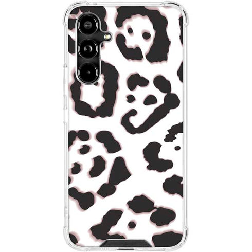 B&W Leopard Galaxy A54 5G Clear Case