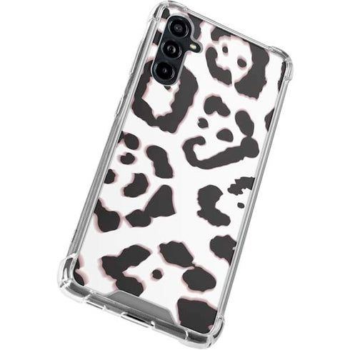 B&W Leopard Galaxy A54 5G Clear Case