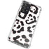 B&W Leopard Galaxy A72 5G Clear Case