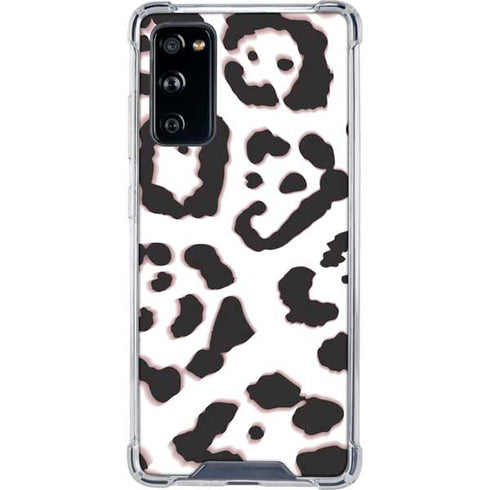 B&W Leopard Galaxy S20 FE Clear Case