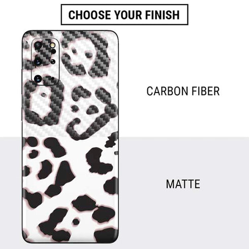B&W Leopard Galaxy S20 Plus Skin