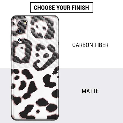 B&W Leopard Galaxy S20 Skin